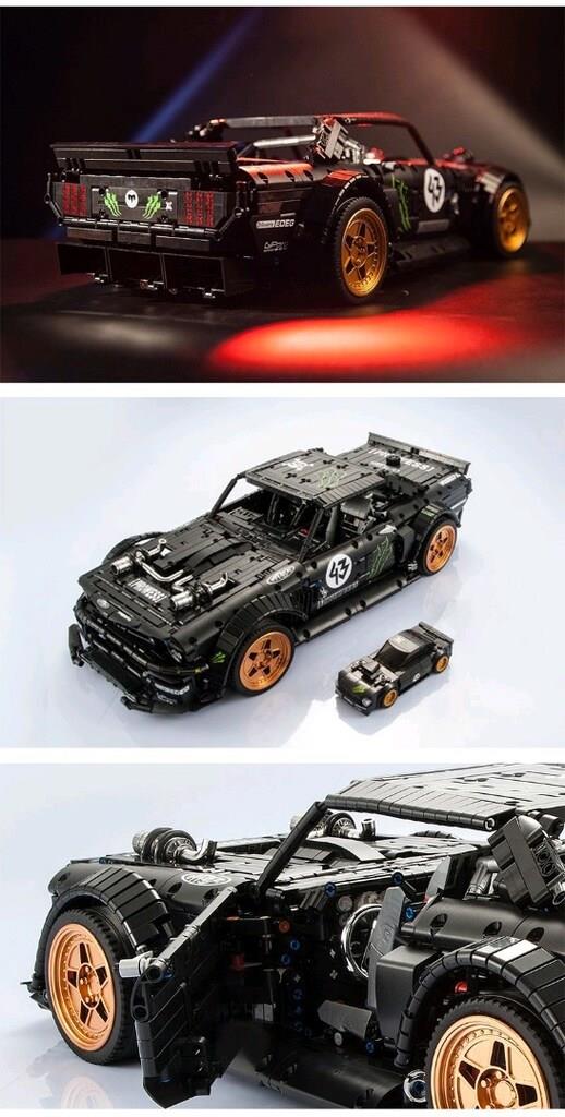 DECOOL 33003 1:8 Ford Mustang Hoonicorn Technic Series