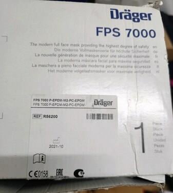 Dräger FPS 7000 P-EPDM-M2-PC-CR Tam Yüz Maskesi