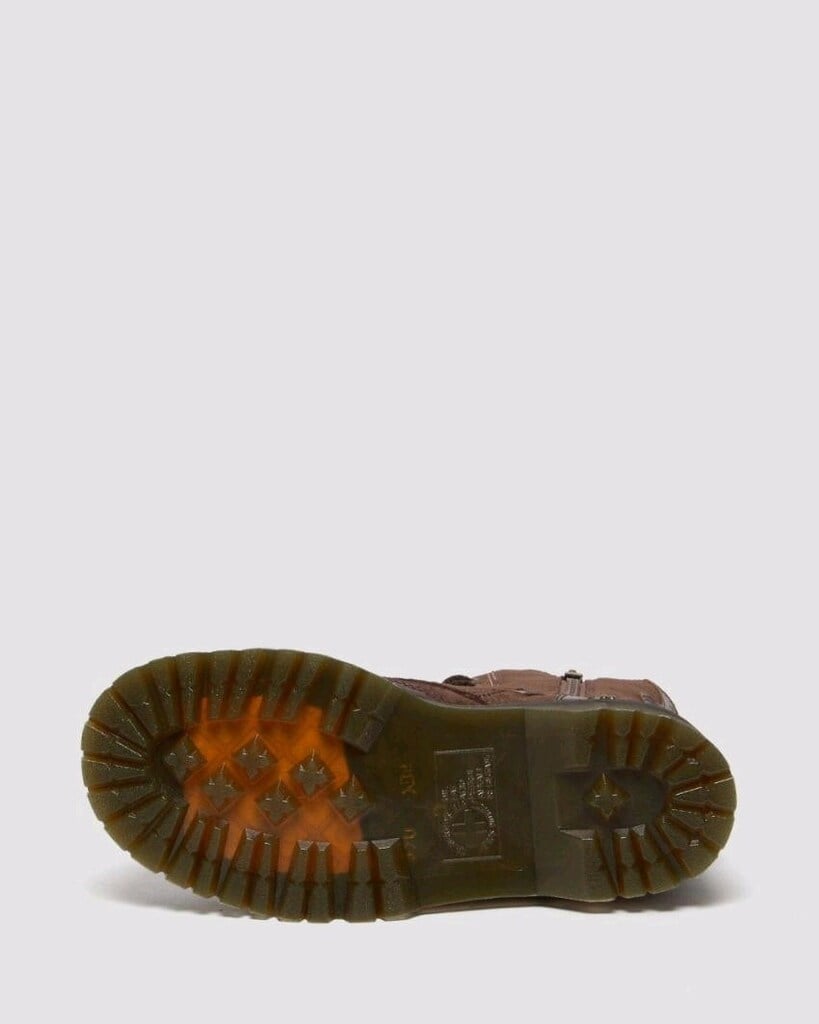 Dr Martens 1b99 Suede Quad in Brown