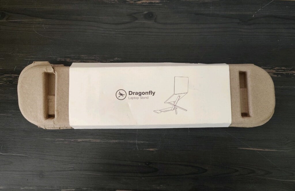 Dragonfly Laptop Stand, Feather White