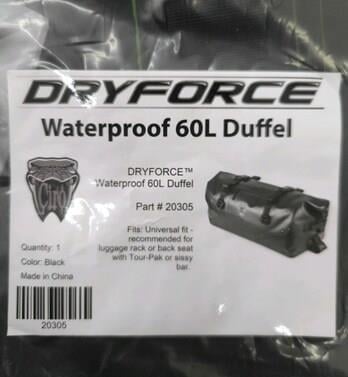 DRYFORCE® Su Geçirmez 60L Seyahat Çantası
