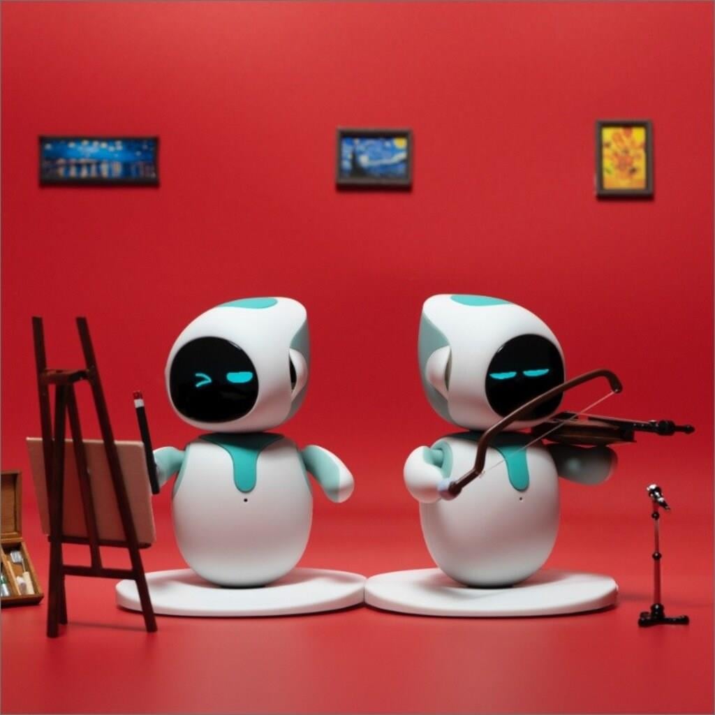 Eilik Etkileşimli Evcil Robot PetBot - Mavi