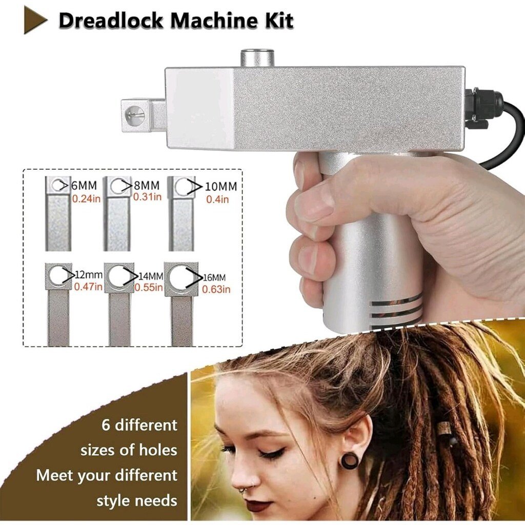 Elektrikli Rasta Yapıcı - 6 Yedek Başlıklı