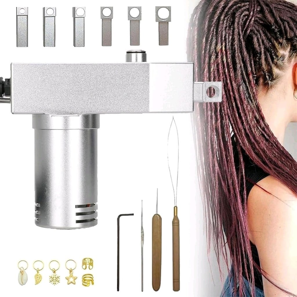 Elektrikli Rasta Yapıcı - 6 Yedek Başlıklı
