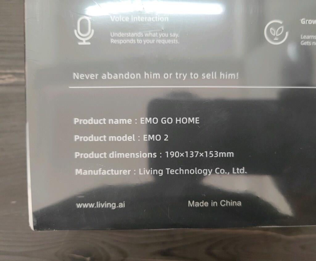 EMO Go Home AI Masaüstü Pet Robot Home Station İle Birlikte