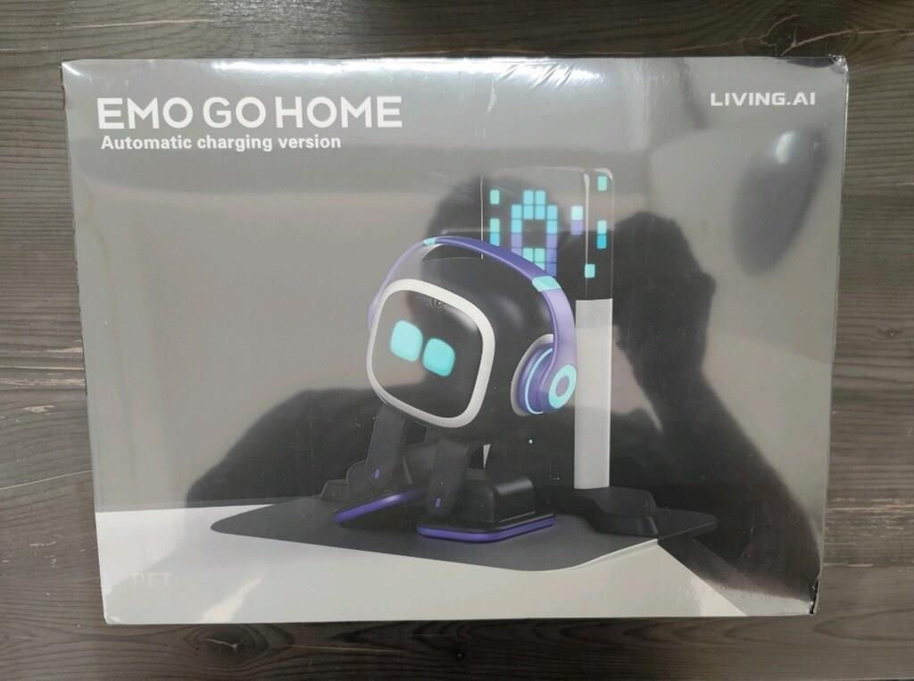 EMO Go Home AI Masaüstü Pet Robot Home Station İle Birlikte