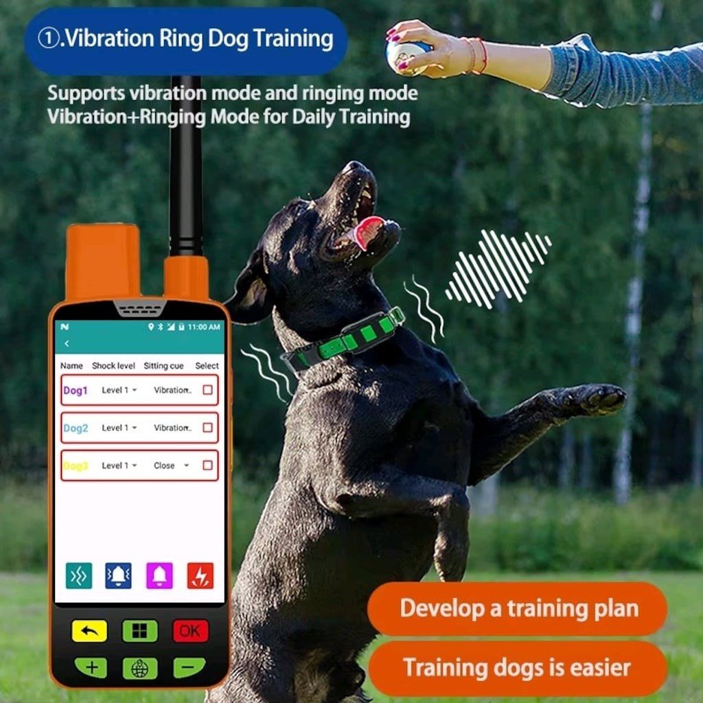 eSEEK Köpek Takip Cihazı YX04 + Tasma GD03