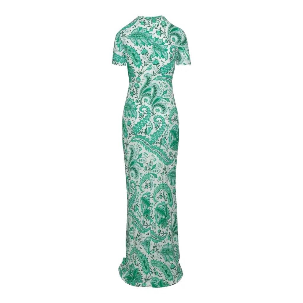 Etro - With Floral Paisley Pattern Ramage - Verde