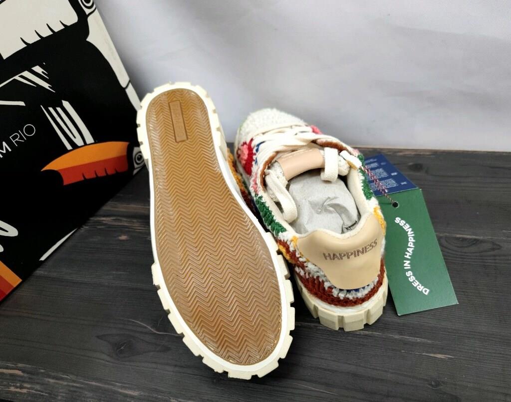 Farm Rio Sunset Crochet Flatform Sneaker