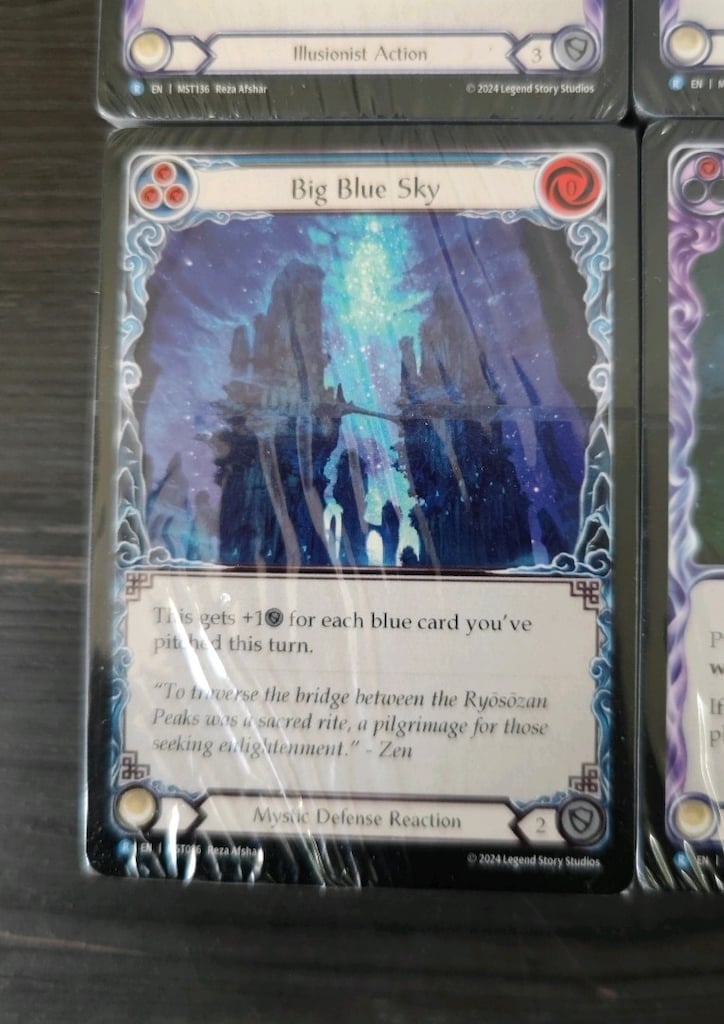 Flesh and Blood TCG - Part the Mistveil Oyun Kartı - 4 Lü Paket