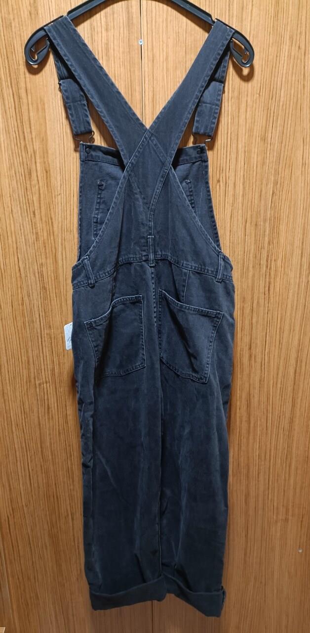 Free PeopleZiggy Cotton Denim Square Neck Overalls