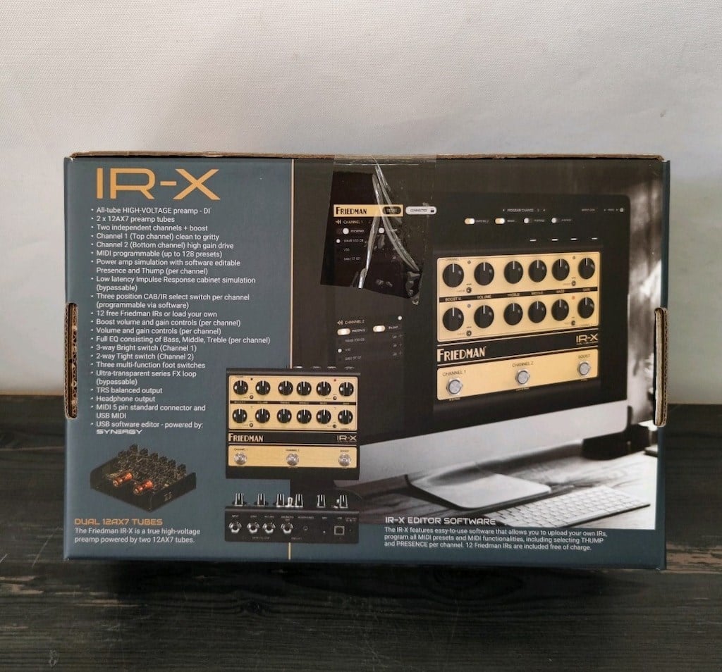 Friedman IR-X Dual Tube Preamp & DI Pedal