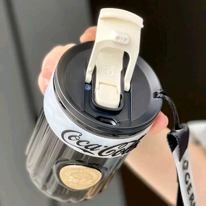 GERM x Coca Cola Paslanmaz Çelik Seyahat Kupası 400 ml - Siyah