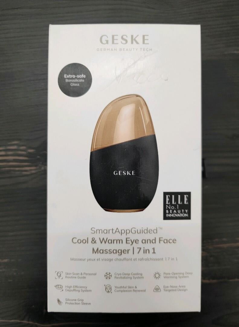 GeskeCool & Warm Eye and Face Massager Siyah 7'si 1 Arada