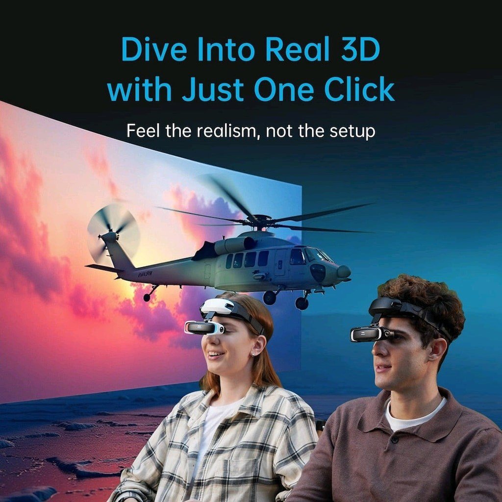 GOOVIS Art (A1) 3D Baş Üstü Ekran - Siyah