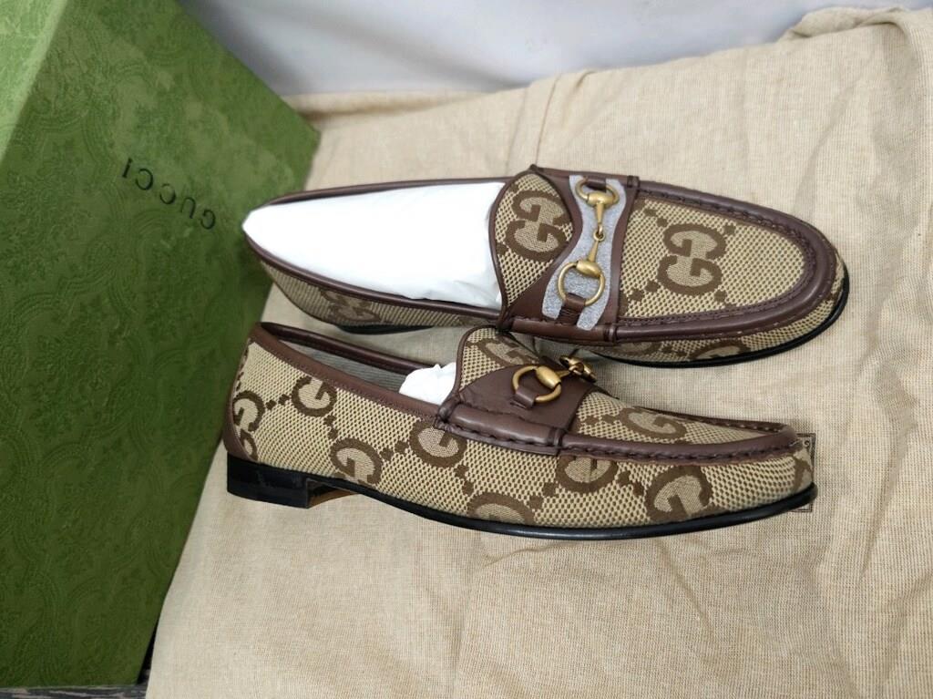 Gucci Horsebit 1953 loafer in camel and ebony