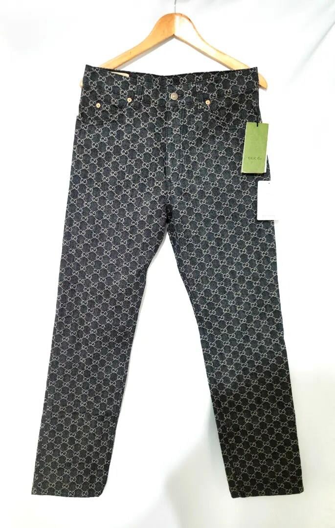 Gucci - Washed GG Denim Trousers