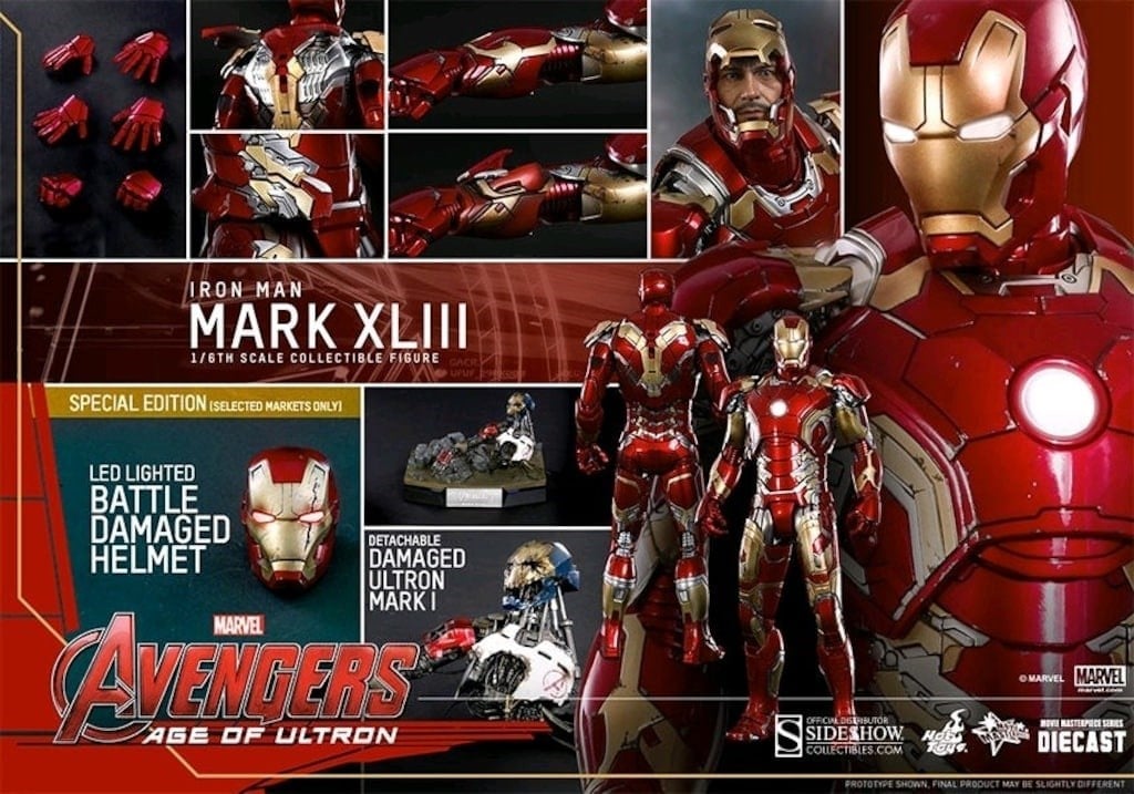 Hot Toys MMS 278 D09 - Age of Ultron – Iron Man Mark XLIII