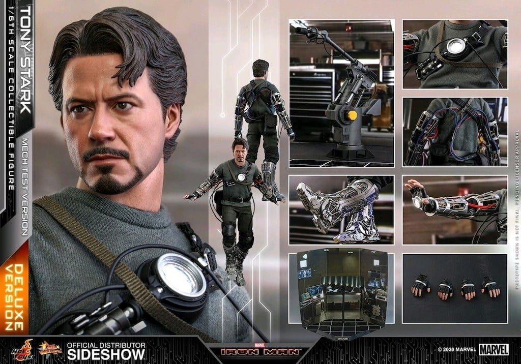 Hot Toys Tony Stark (Mech Test Deluxe Version - Special) MMS 582