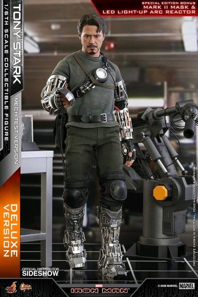 Hot Toys Tony Stark (Mech Test Deluxe Version - Special) MMS 582