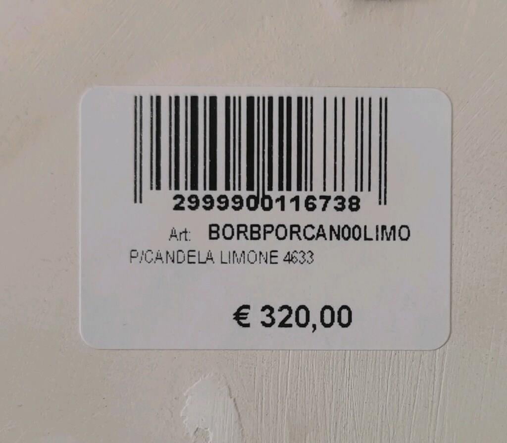 I Borbone El İşi Kapodimonte Limonlu