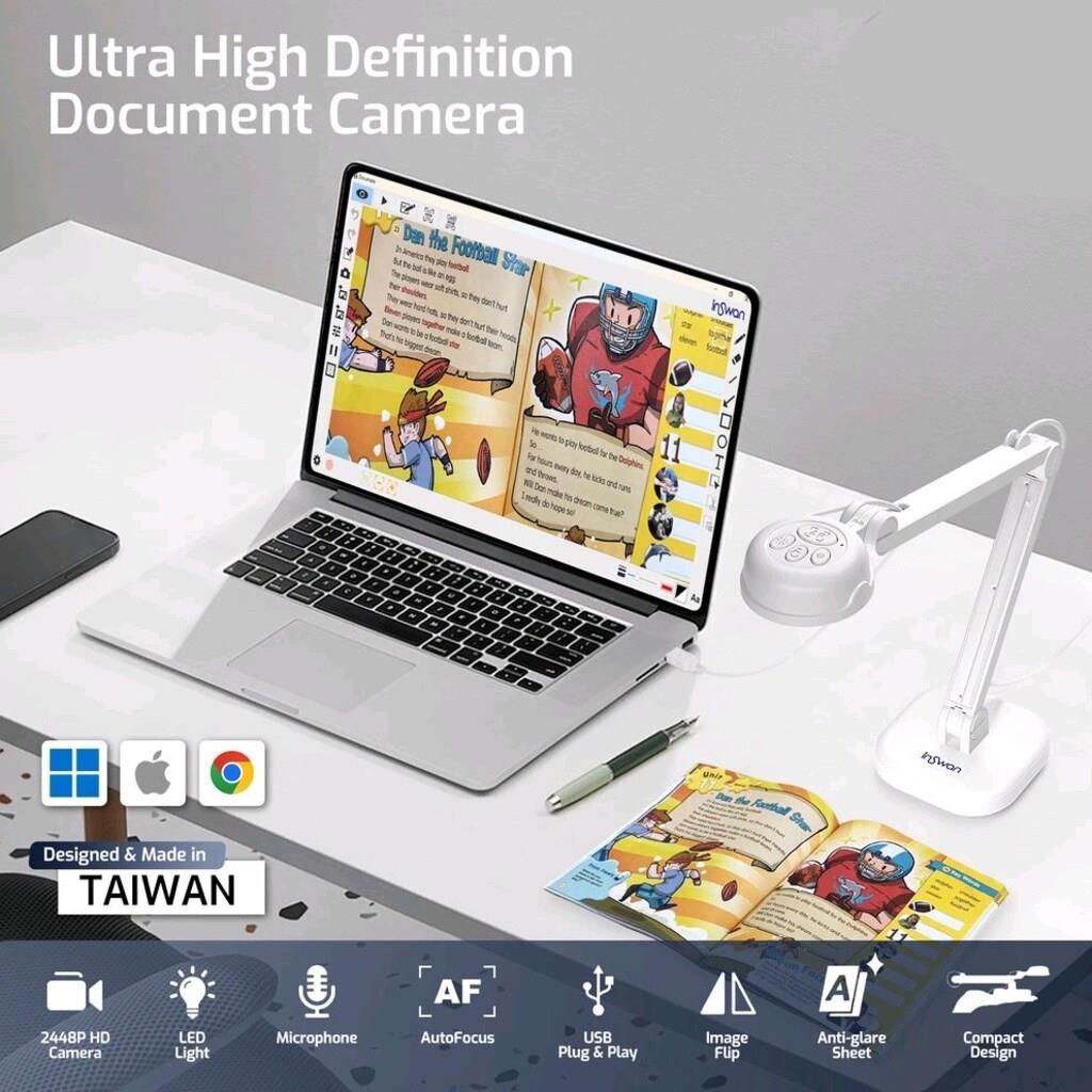 INSWAN INS-1 8MP USB Belge Kamerası