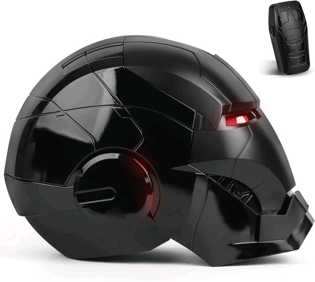 Iron Hero MK 5 Black Edition Helmet for Man – 1:1