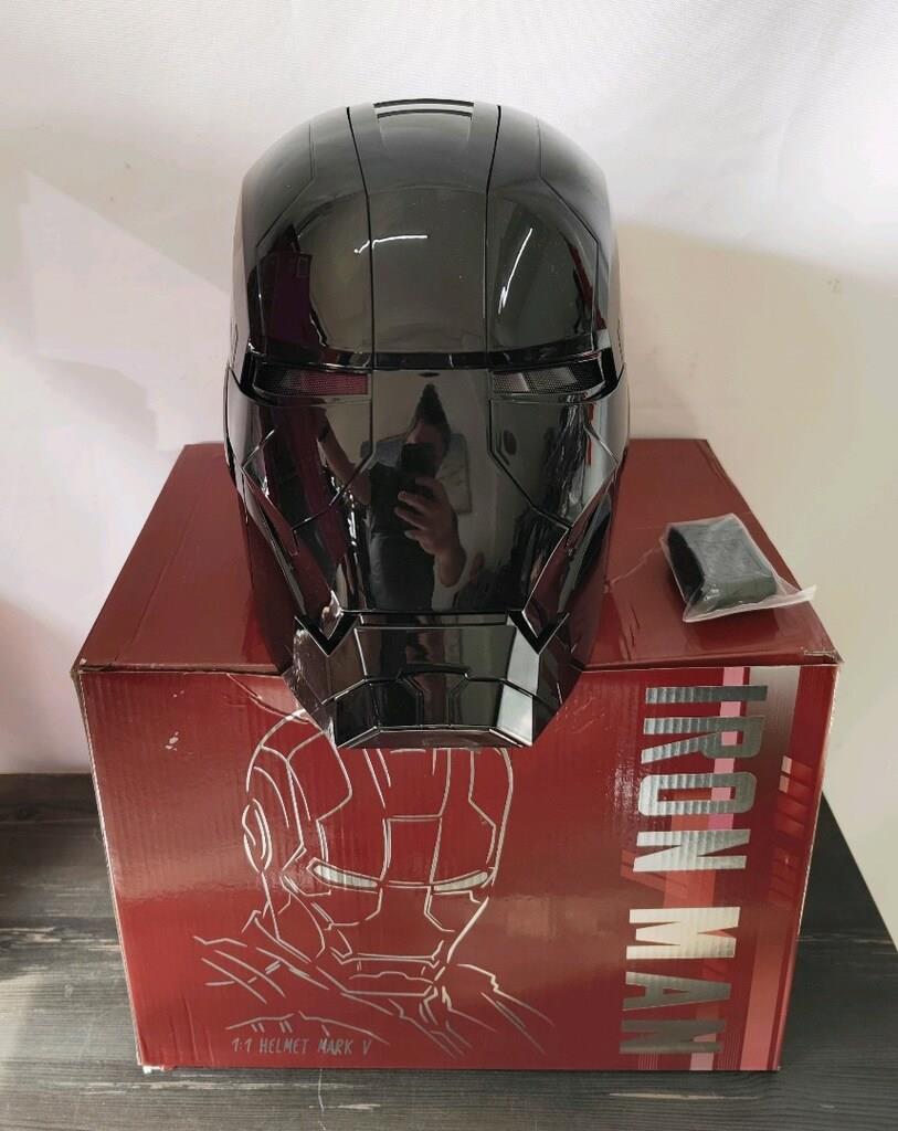Iron Hero MK 5 Black Edition Helmet for Man – 1:1