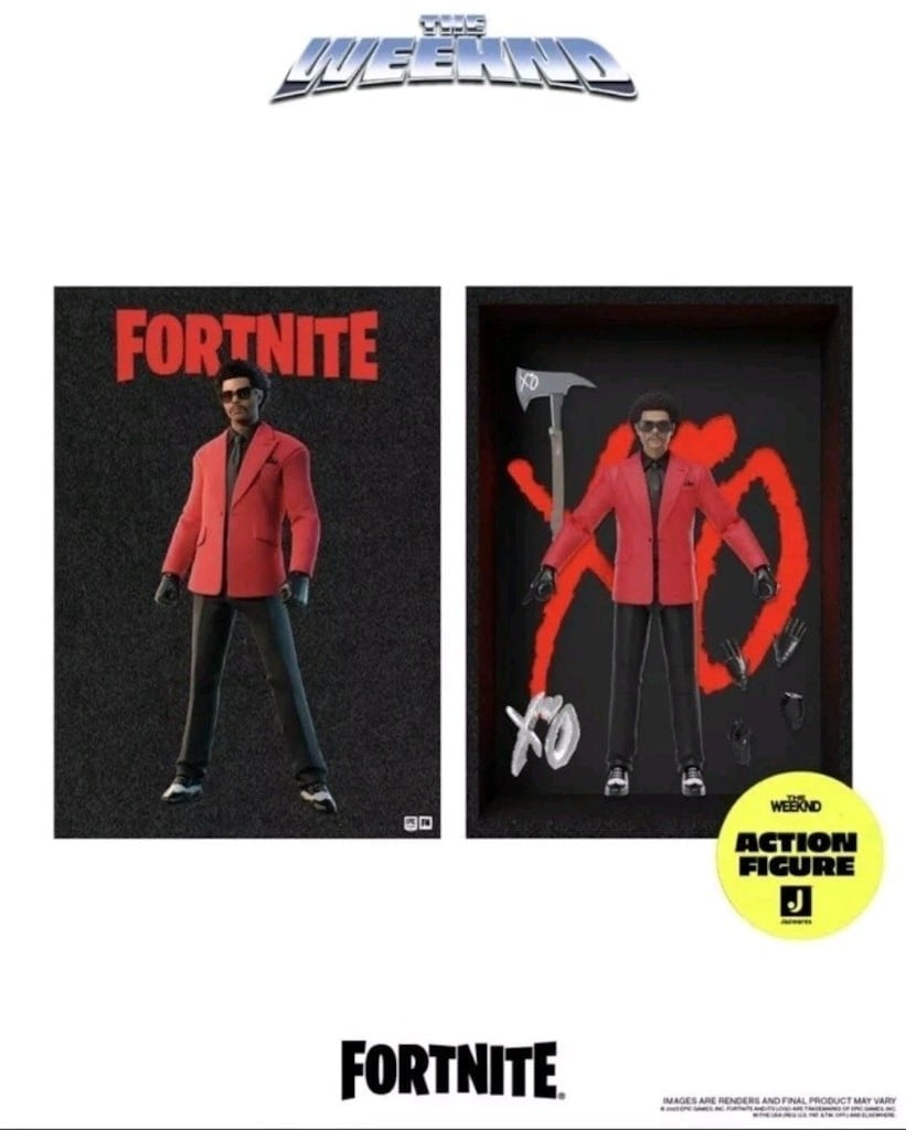 Jazwares The Weeknd X Fortnite Eklemeli Aksiyon Figürü