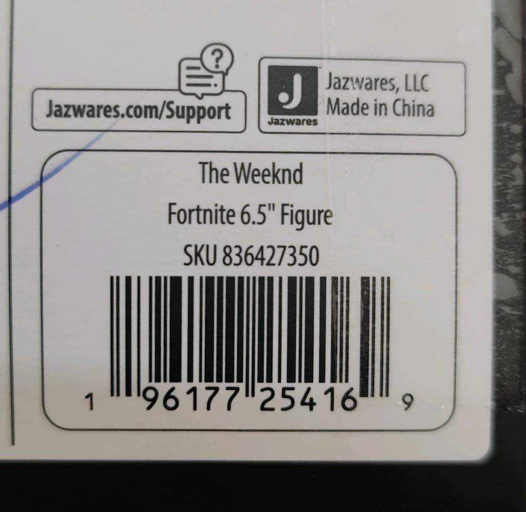 Jazwares The Weeknd X Fortnite Eklemeli Aksiyon Figürü
