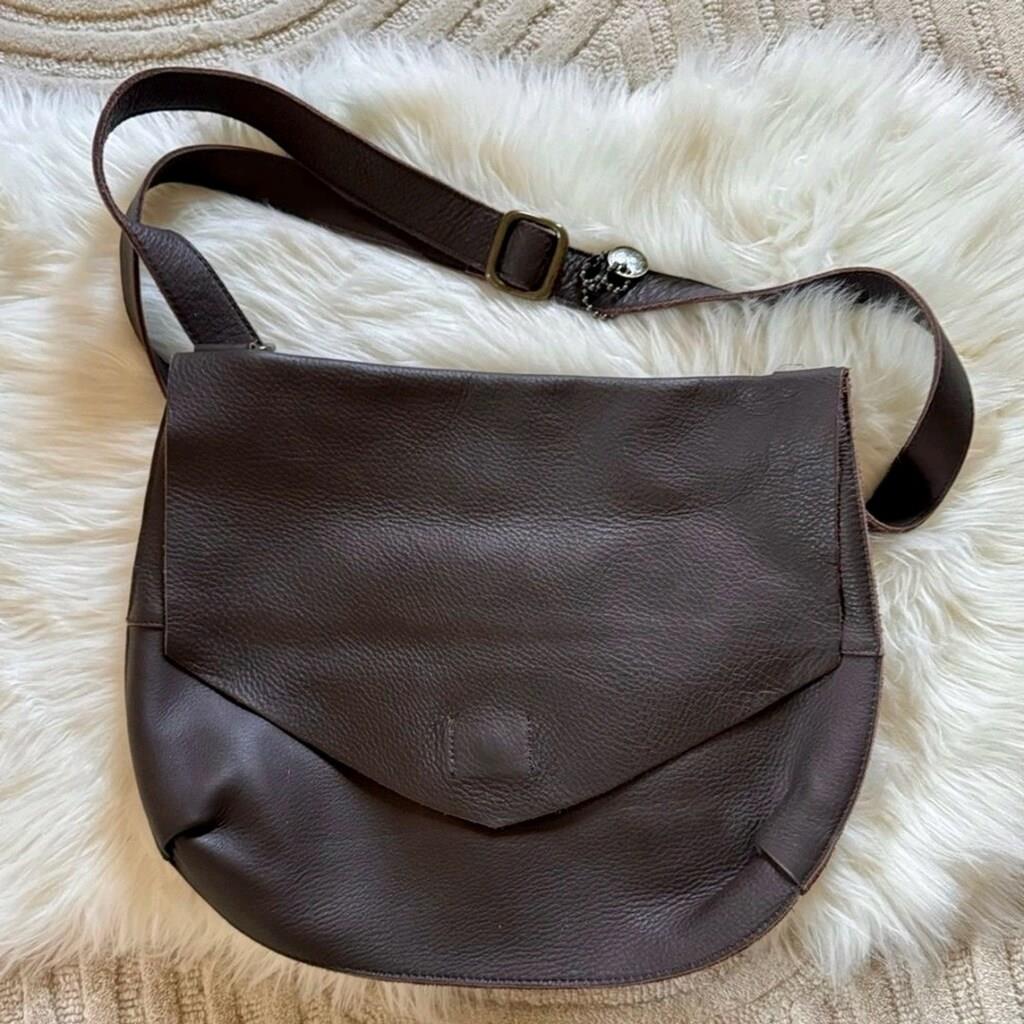 Jhon Varvatos - Kahverengi Deri Tote Bag