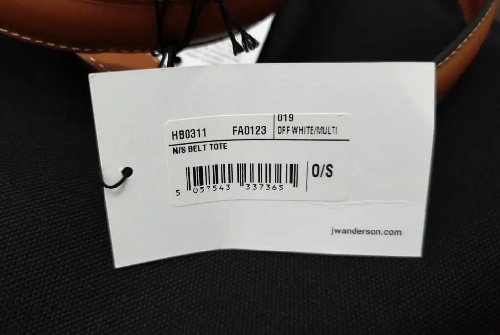 JW Anderson N/S Belt Tote Bag