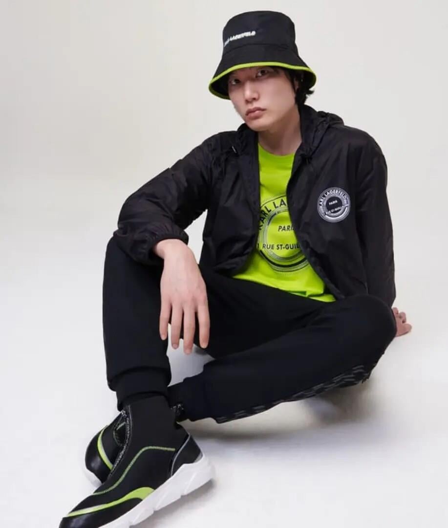 KARL LAGERFELD Rue St Guillaume Revers Anorak Yağmurluk