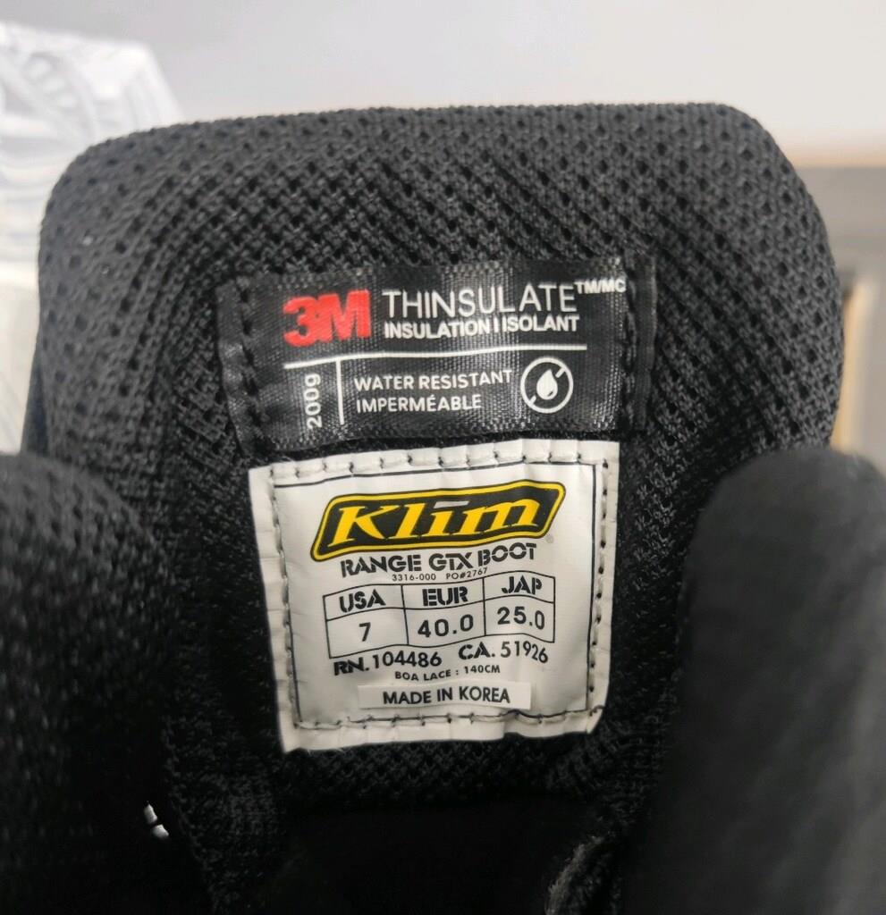 Klim Range GTX Boot - Gore-Tex