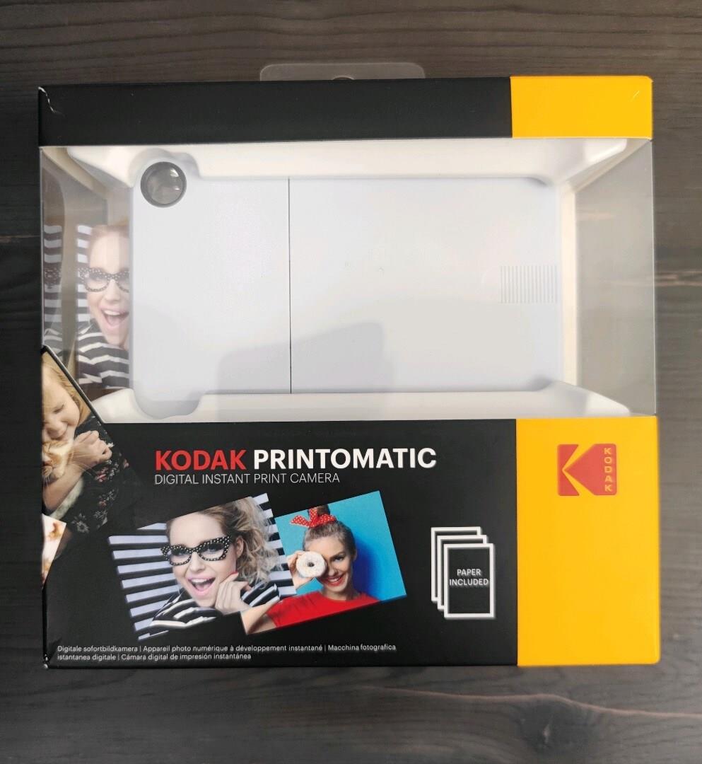 KODAK Printomatic Instant Camera (Gri)