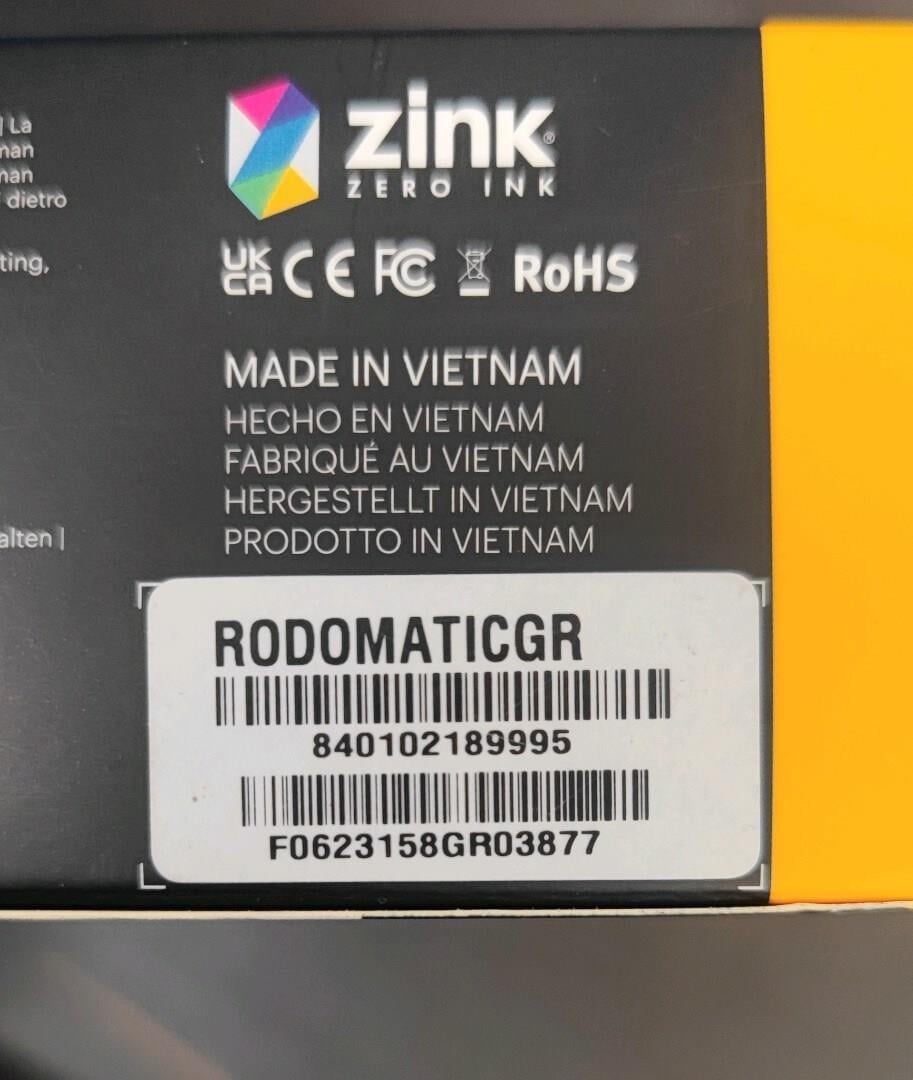 KODAK Printomatic Instant Camera (Gri)