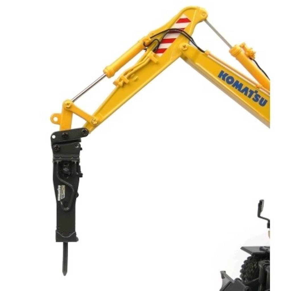 Komatsu PW180-11 Tekerlekli Ekskavatör + Kırıcı Kepçe 1/50