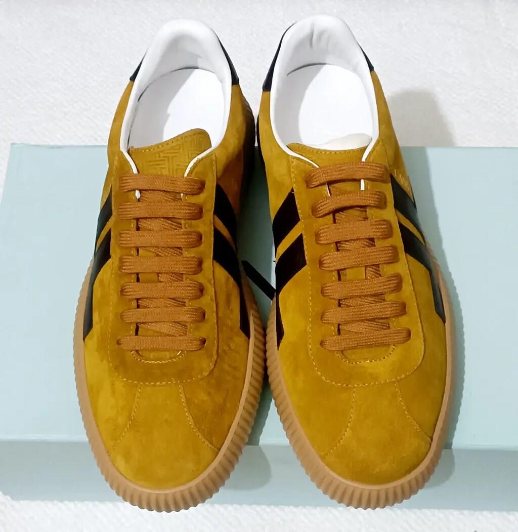 Lanvin Glen Arpege Low-Top Suede Sneakers