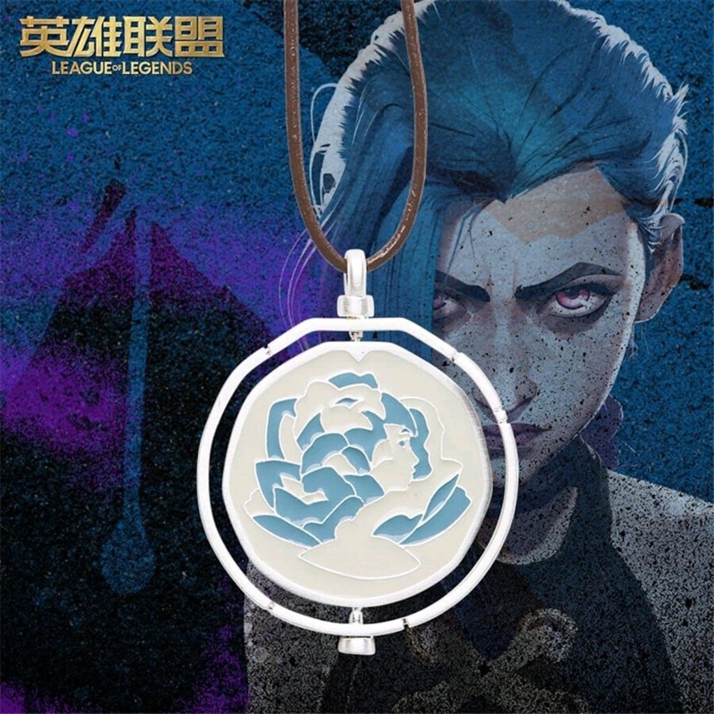 League of Legends Gizemli Mavi Gül Kolyesi