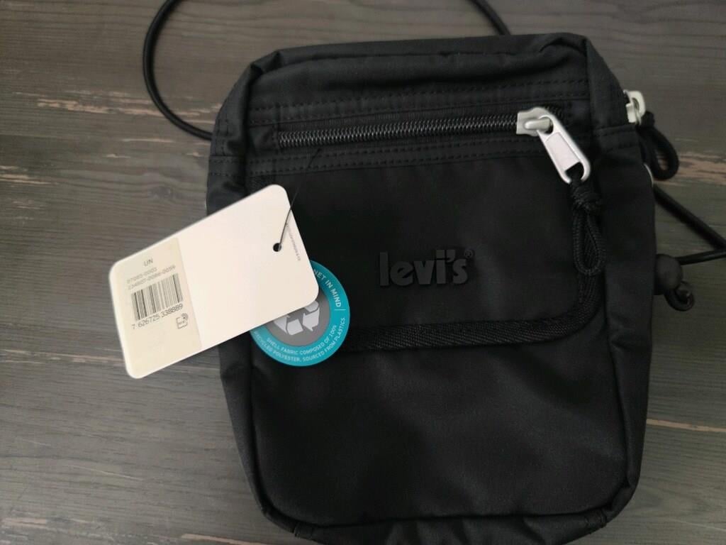 Levis Utility Lanyard Crossbody Çanta - Siyah