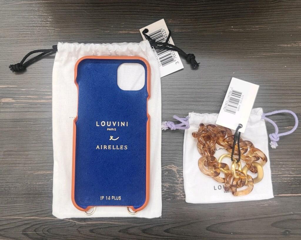 Louvini Paris - İPhone 14 Plus Kılıf ve Tutma Bilekliği