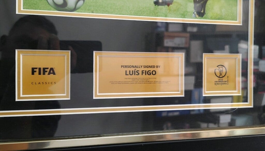 Luis Figo - 2002 FIFA World Cup Portekiz İmzalı Forma