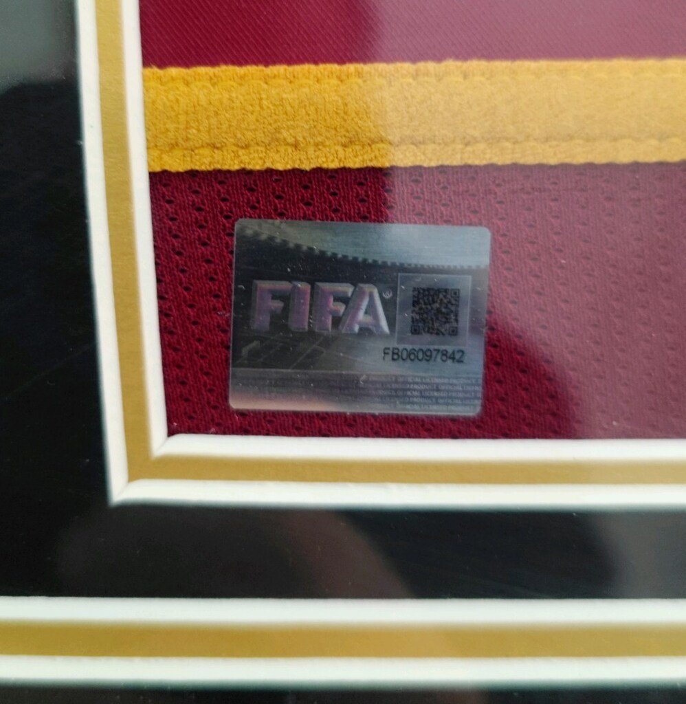 Luis Figo - 2002 FIFA World Cup Portekiz İmzalı Forma