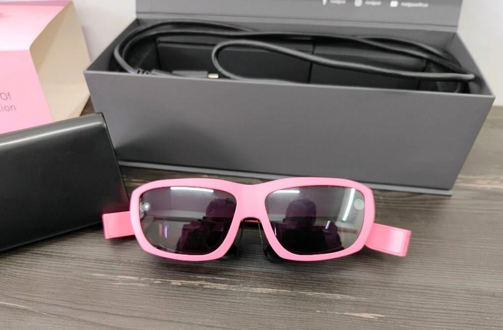 Mad Gaze Glow Plus AR MR Gözlük (Pembe)