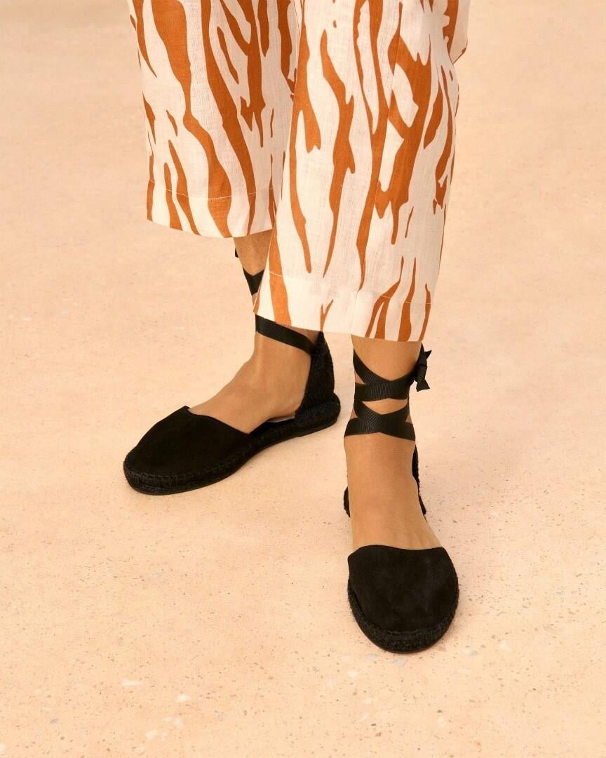 Manebi Suede Flat Valenciana EspadrillesHamptons