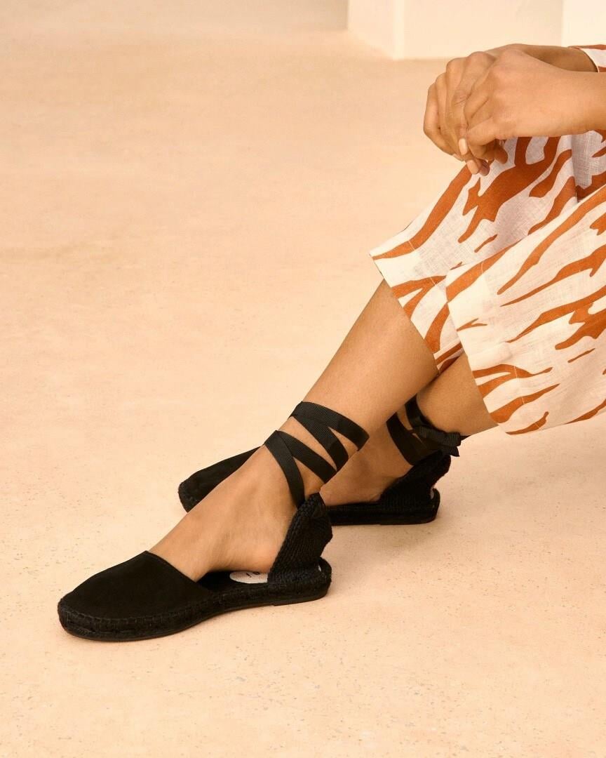 Manebi Suede Flat Valenciana EspadrillesHamptons