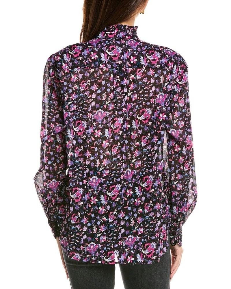 Marant Etoile - Meksika Çiçekli Pamuklu Bluz