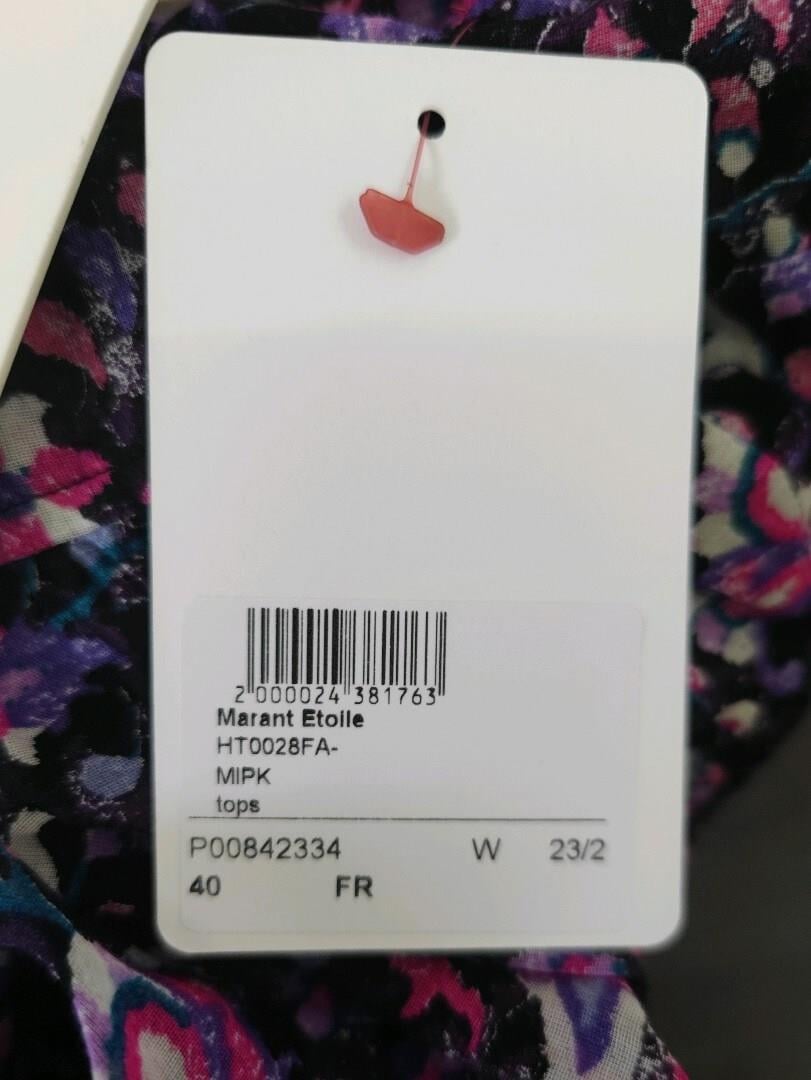 Marant Etoile - Meksika Çiçekli Pamuklu Bluz