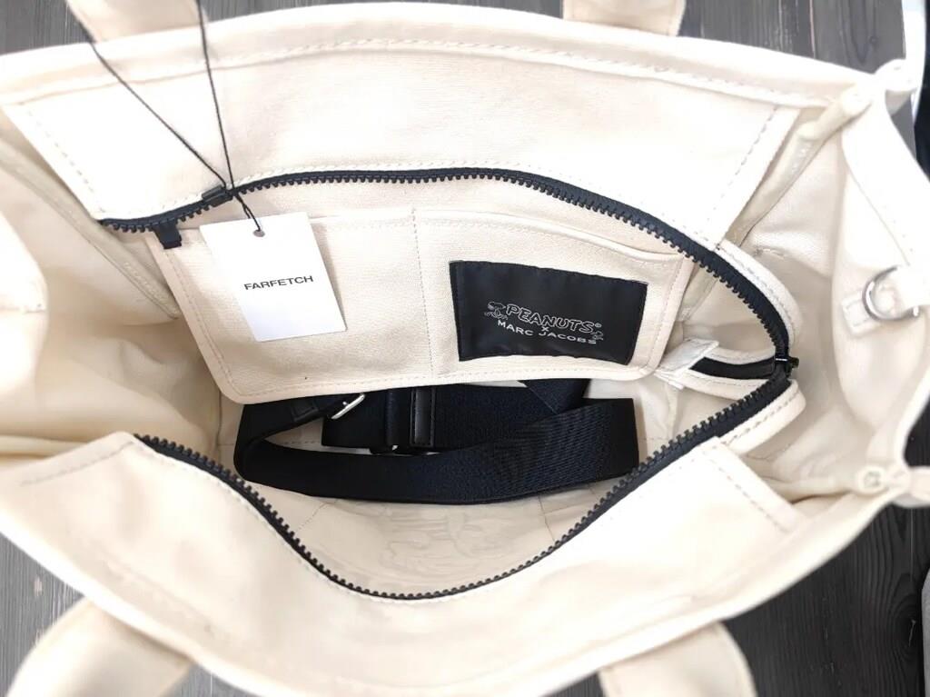 Marc Jacobs X Peanuts Medium The Americana Tote Bag - White