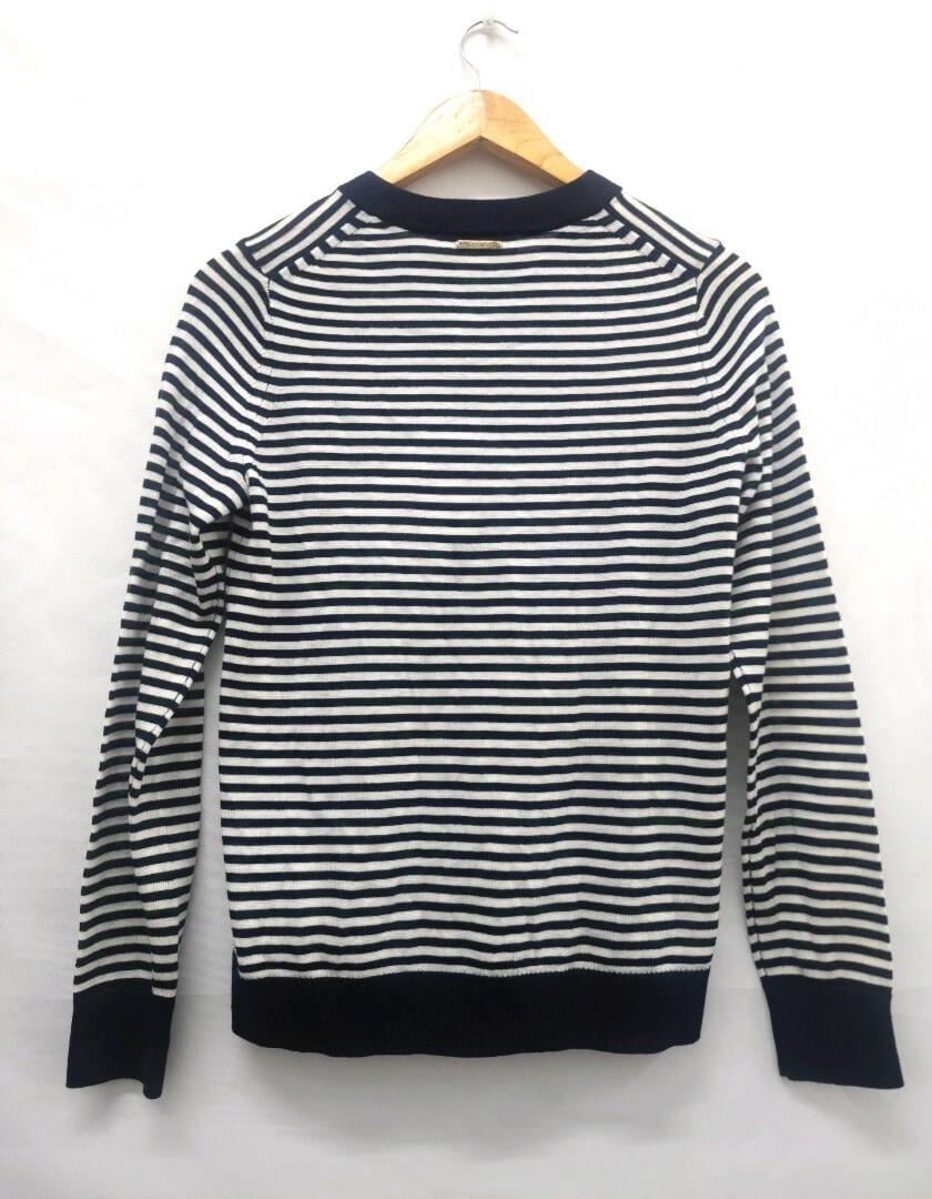 Michael Kors Striped Long-sleeved Pullover Kazak
